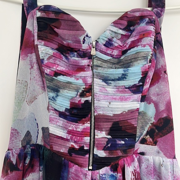 Guess Floral Corset Dress - Size 6 - Picture 2 of 8